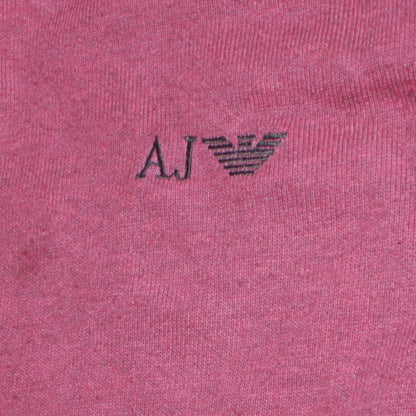 Mens UK Size M Armani Jeans Red Pullover Sweatshirt