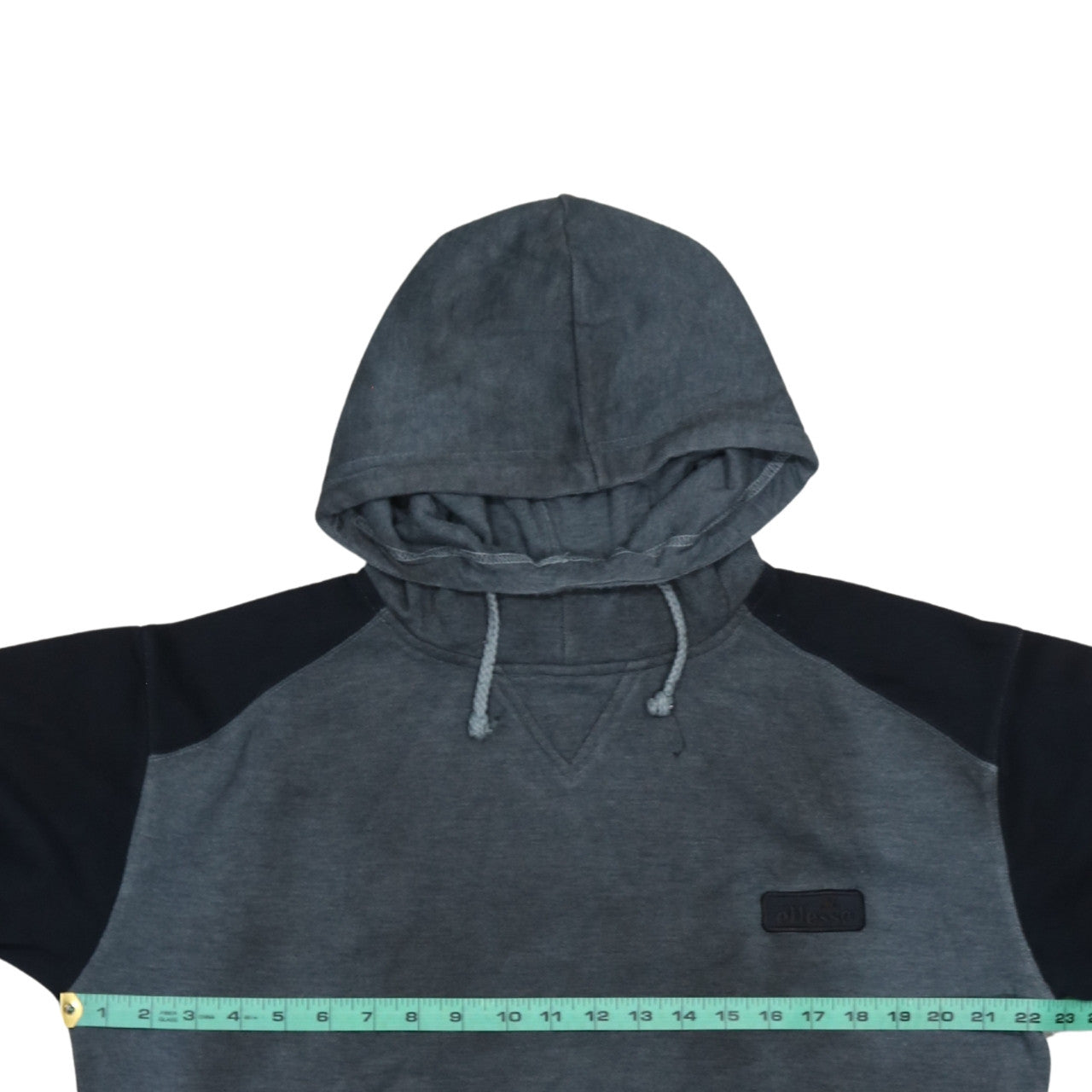 Mens UK Size M ellesse Grey Pullover Hoodie