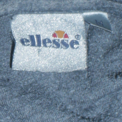 Mens UK Size M ellesse Grey Pullover Hoodie