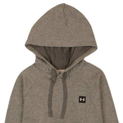 Under Armour Men’s Grey Pullover Hoodie L Loose Fit ColdGear Fleece