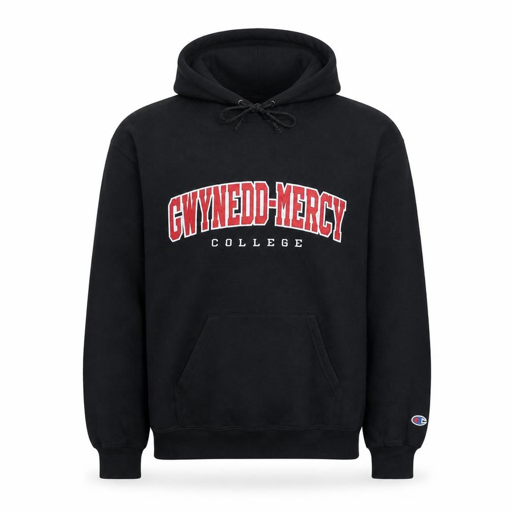 Mens UK Size M Champion Black Pullover Hoodie