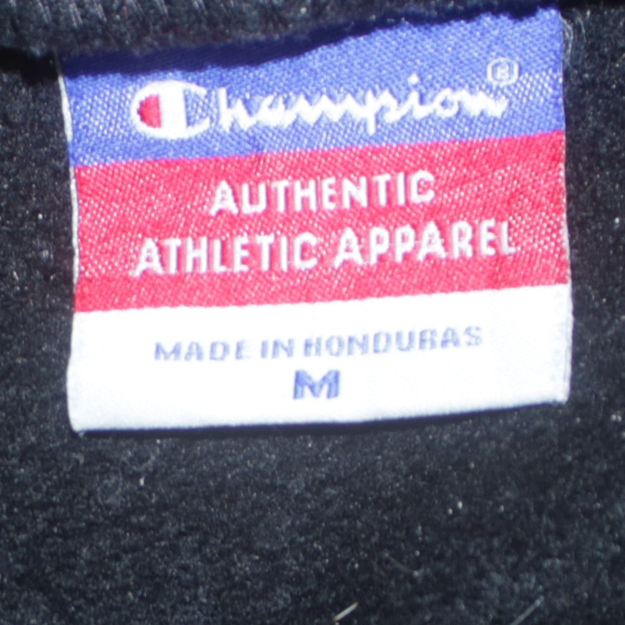 Mens UK Size M Champion Black Pullover Hoodie