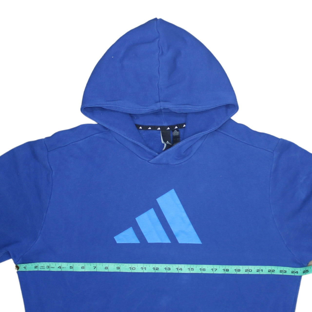 Mens UK Size L adidas Blue Pullover Hoodie