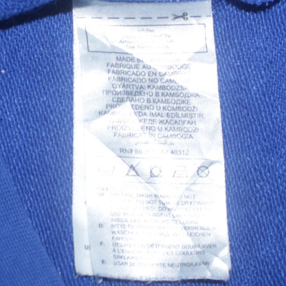 Mens UK Size L adidas Blue Pullover Hoodie