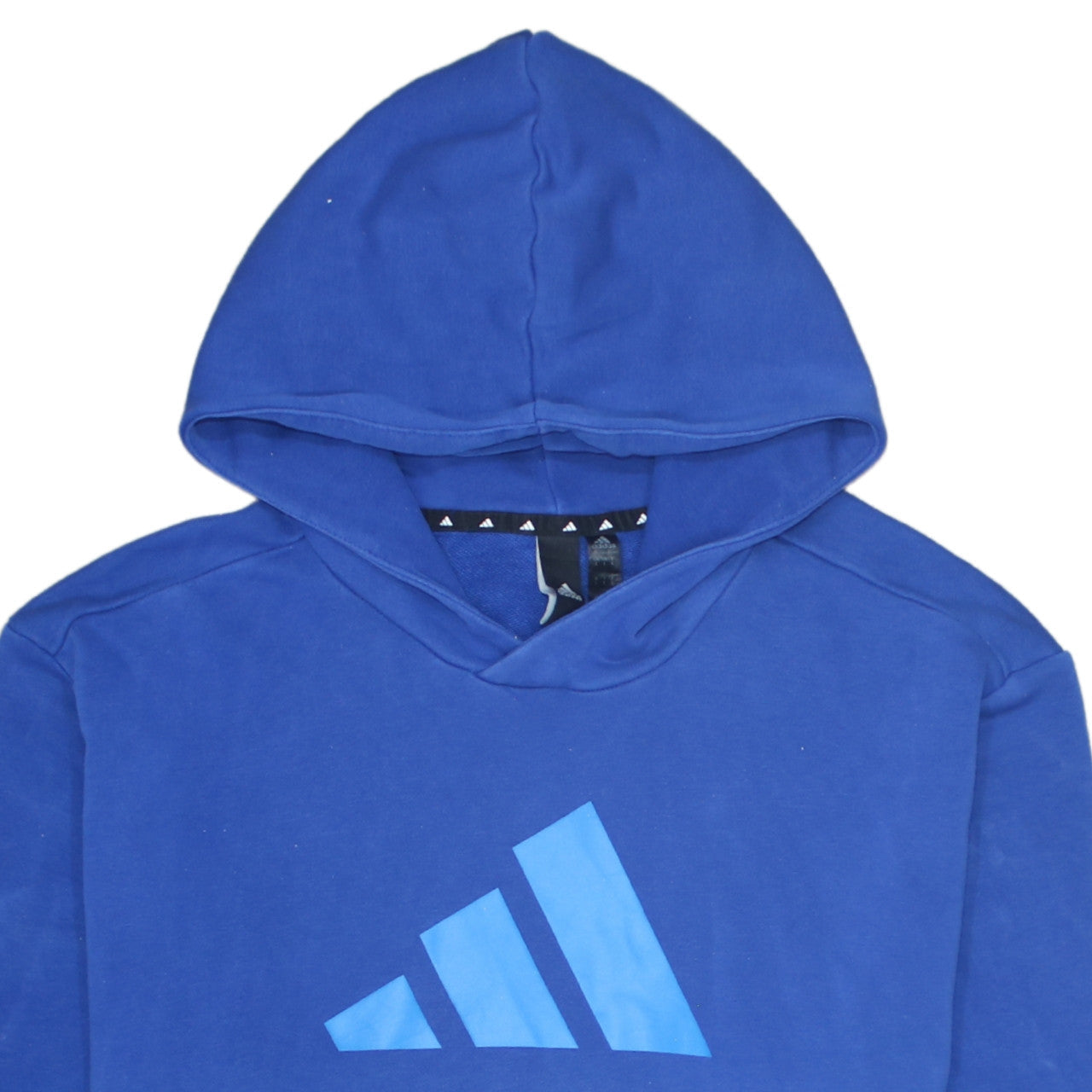 Mens UK Size L adidas Blue Pullover Hoodie