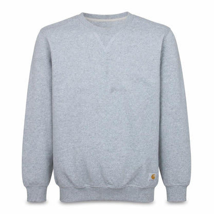 Carhartt Men's Grey Crew Neck Pullover Sweatshirt Size S