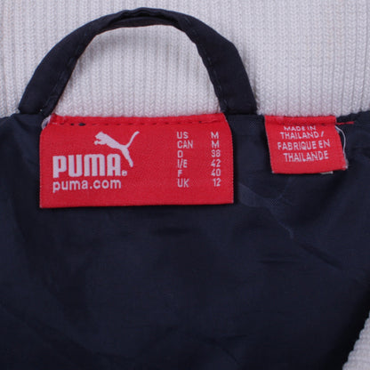 Womens UK Size 12 PUMA Blue Gym & Training Running & Jogging Walking Jacket