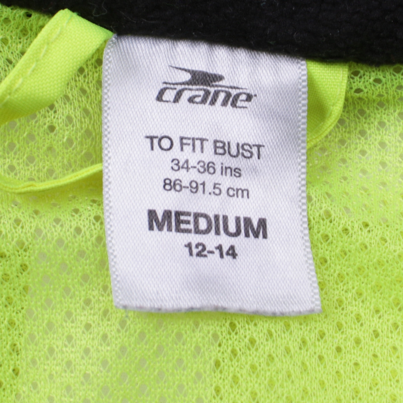 Mens UK Size M Crane Yellow Windbreaker Coat