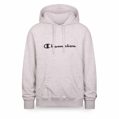 Champion Men’s Grey Pullover Hoodie Small Logo Sportswear