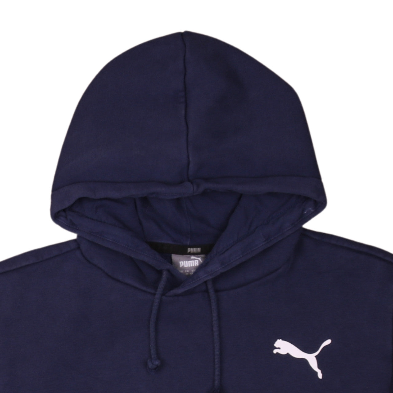 Mens UK Size M PUMA Blue Pullover Hoodie