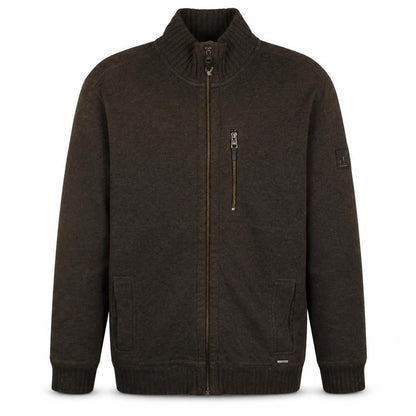 Calvin Klein Men's Brown Full Zip Cotton Jacket Size L