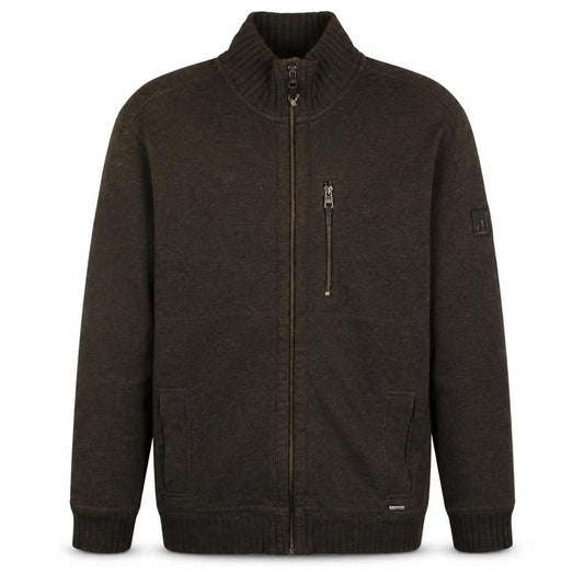 Calvin Klein Men's Brown Full Zip Cotton Jacket Size L