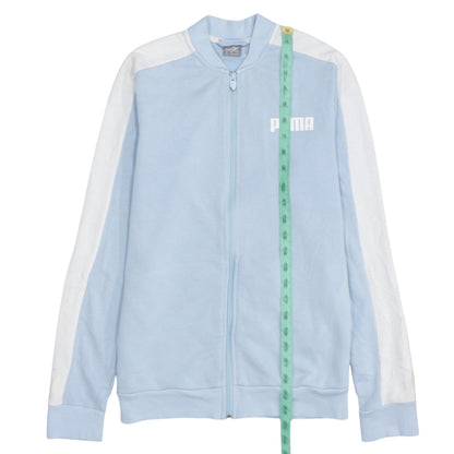 Puma Men's Blue Track Jacket Small Full Zip Sportswear