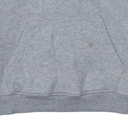 Adidas Womens Grey Beige 1/2 Zip Hoodie Size 12 Relaxed Fit