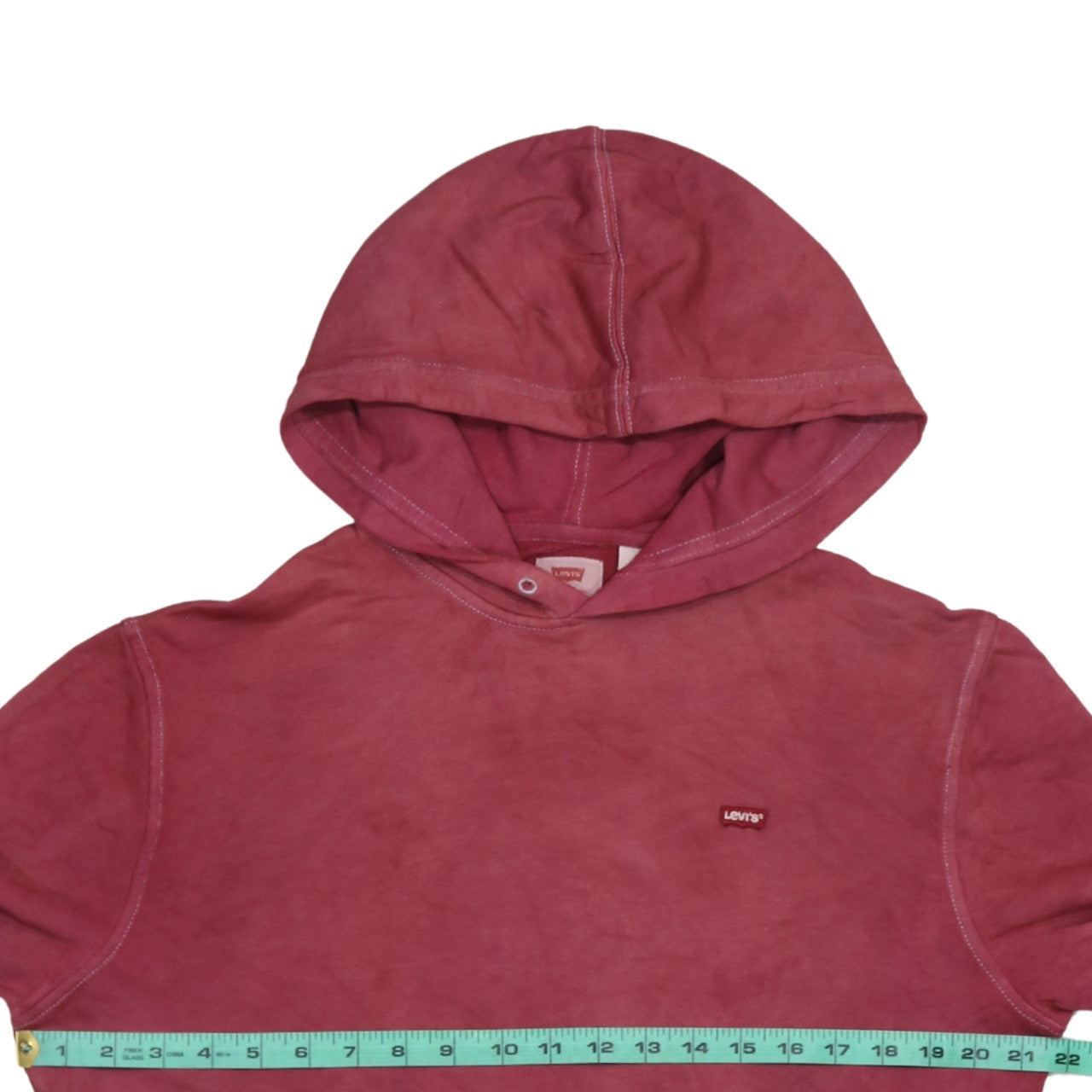 Womens UK Size M Levi's Pink Pullover Hoodie