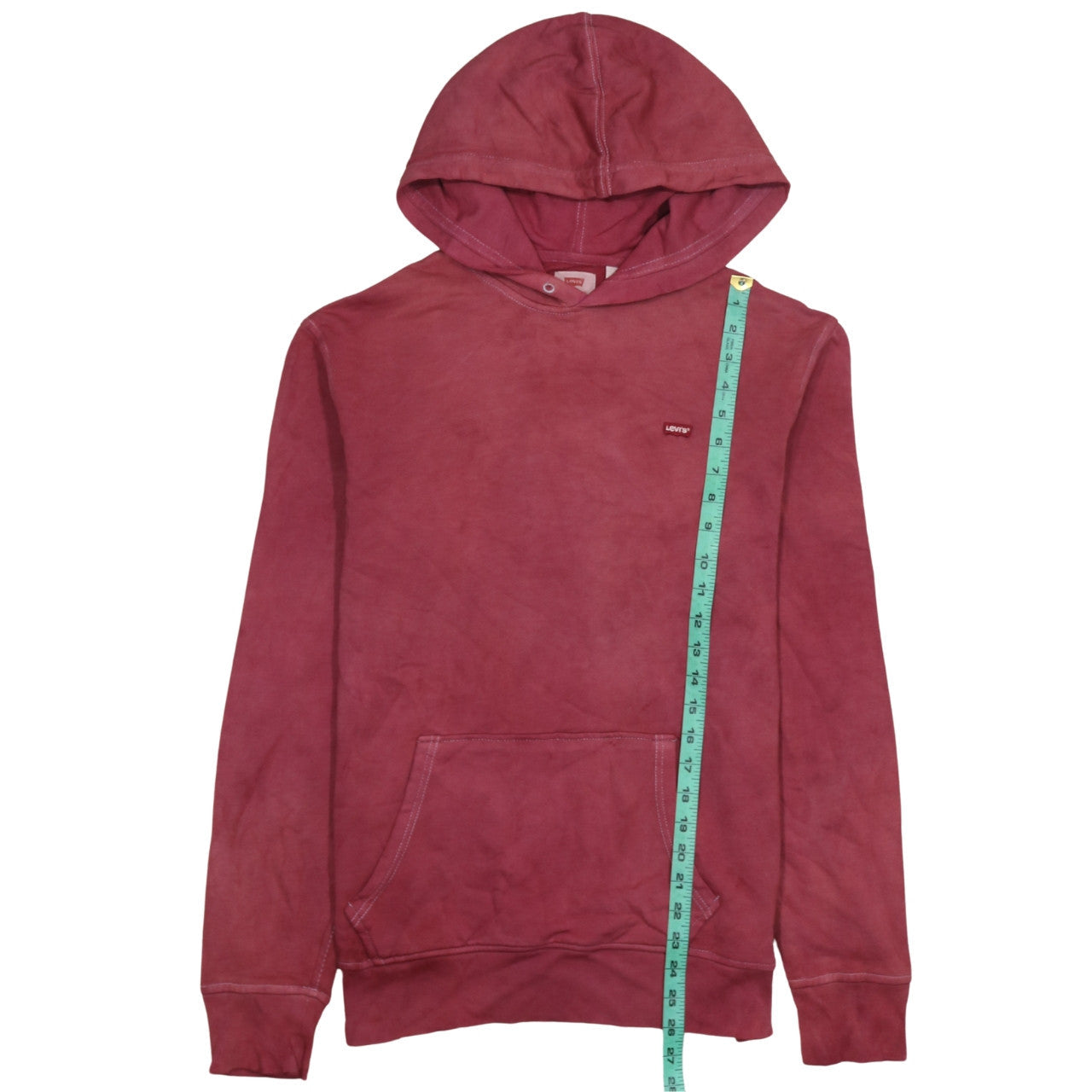 Womens UK Size M Levi's Pink Pullover Hoodie