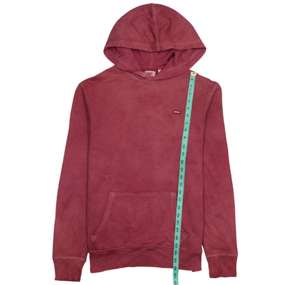 Womens UK Size M Levi's Pink Pullover Hoodie