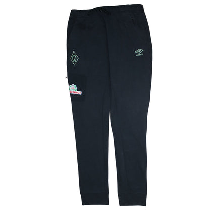 Umbro Men's Black Jogger Sweatpants L Sports Tapered Fit