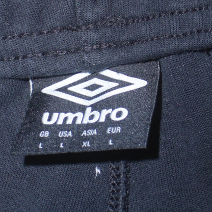 Umbro Men's Black Jogger Sweatpants L Sports Tapered Fit