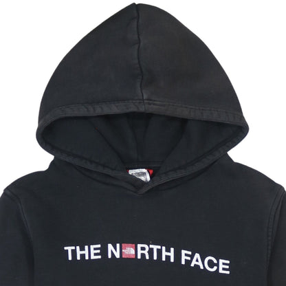 The North Face Boys Black XL Pullover Hoodie Cotton Logo Sweatshirt