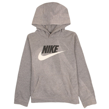 Nike Boys Grey Pullover Hoodie XL Fleece Hooded Sweatshirt