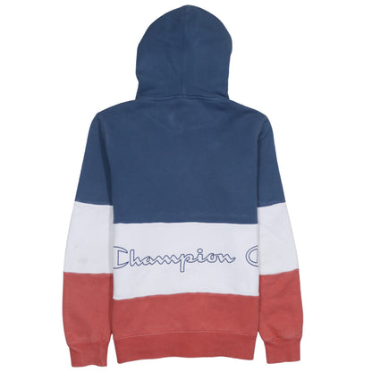 Champion Men’s Multicoloured Pullover Hoodie Size S Cotton Logo