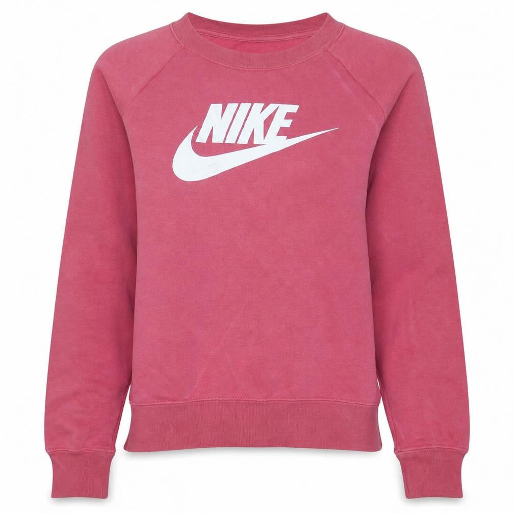 Womens UK Size S Nike Pink Pullover Sweatshirt