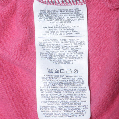 Womens UK Size S Nike Pink Pullover Sweatshirt