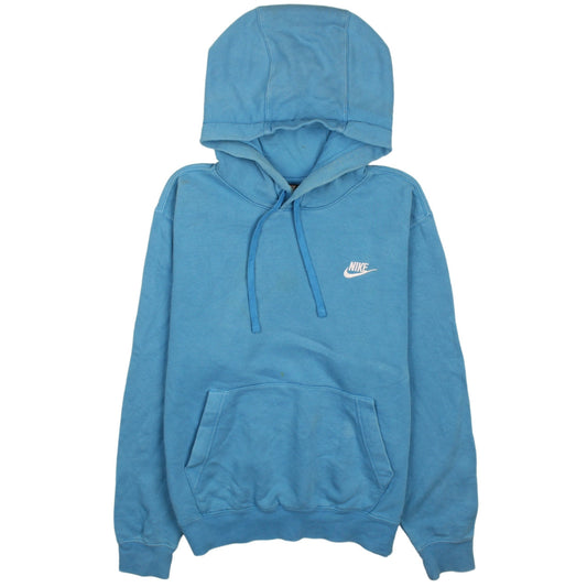 Mens UK Size S Nike Blue Pullover Hoodie