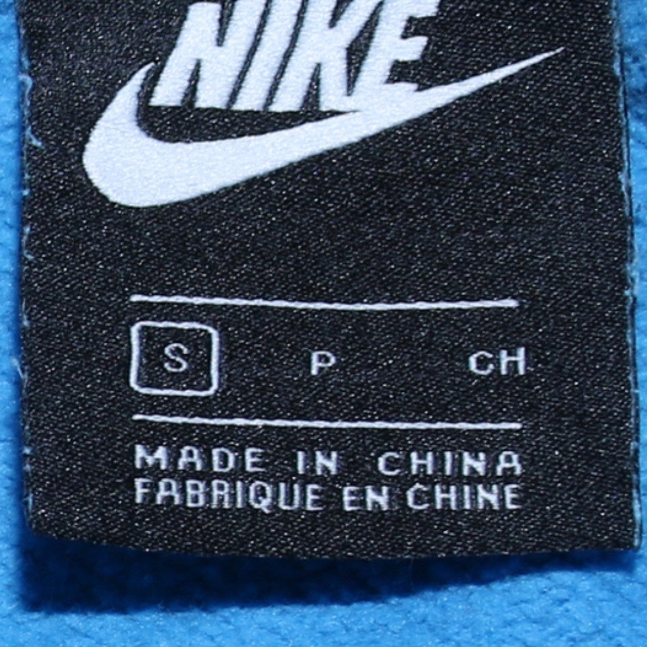 Mens UK Size S Nike Blue Pullover Hoodie
