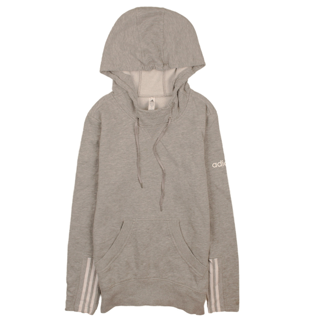 Womens UK Size S adidas Grey Pullover Hoodie