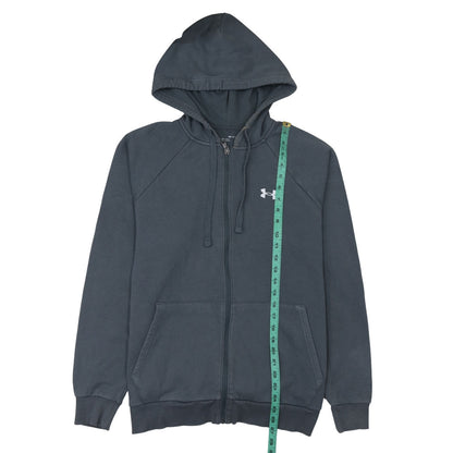 Under Armour Men's Grey Full Zip Hoodie Size M Relaxed Fit
