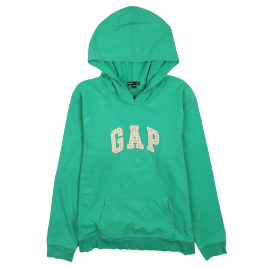 Womens UK Size L Gap Green Pullover Hoodie