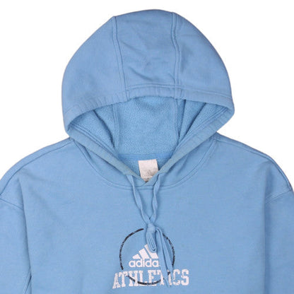 Mens UK Size L adidas Blue Pullover Hoodie