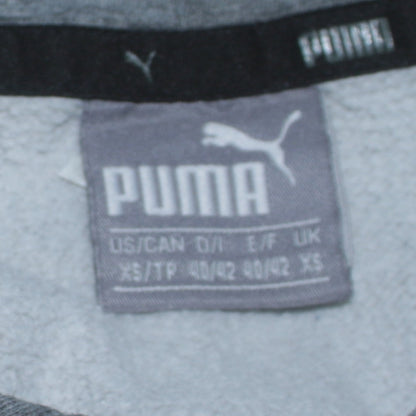 Puma Men's Grey Pullover Hoodie XS Sports Fleece Jumper