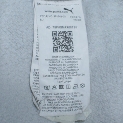 Puma Men's Grey Pullover Hoodie XS Sports Fleece Jumper