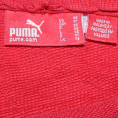 Mens UK Size XS PUMA Red Pullover Sweatshirt