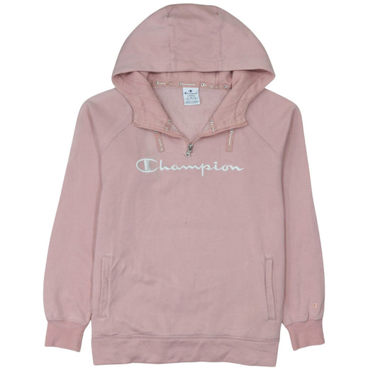 Womens UK Size L Champion Pink Pullover Hoodie