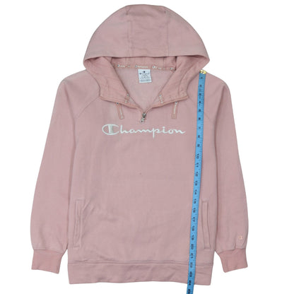 Womens UK Size L Champion Pink Pullover Hoodie