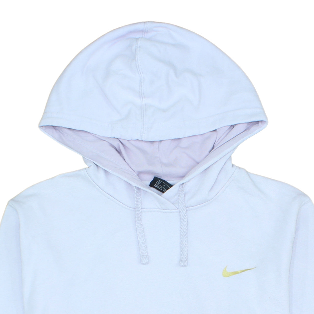 Womens UK Size M Nike White Pullover Hoodie