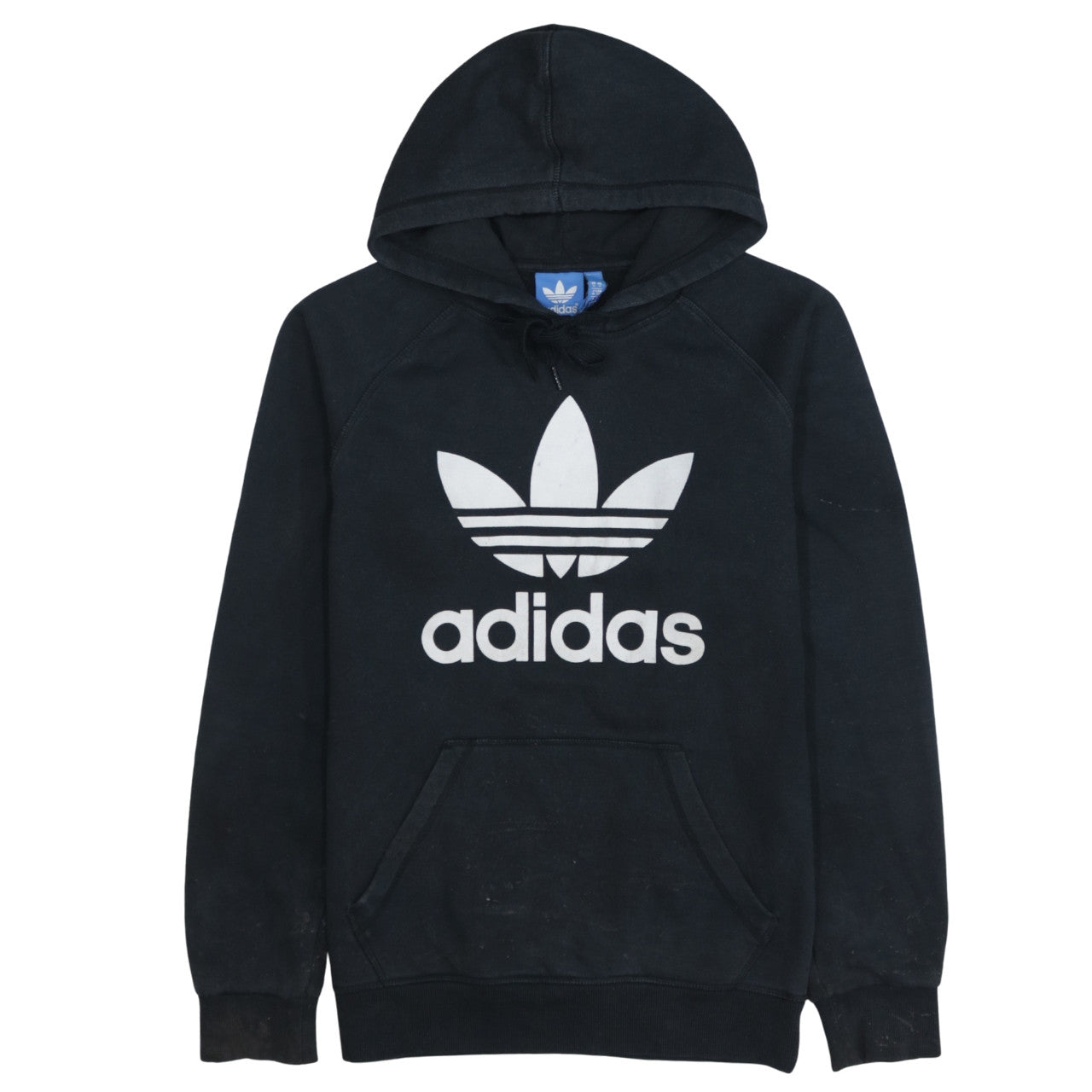 Mens UK Size S adidas Black Pullover Hoodie