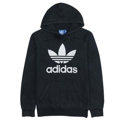 Mens UK Size S adidas Black Pullover Hoodie
