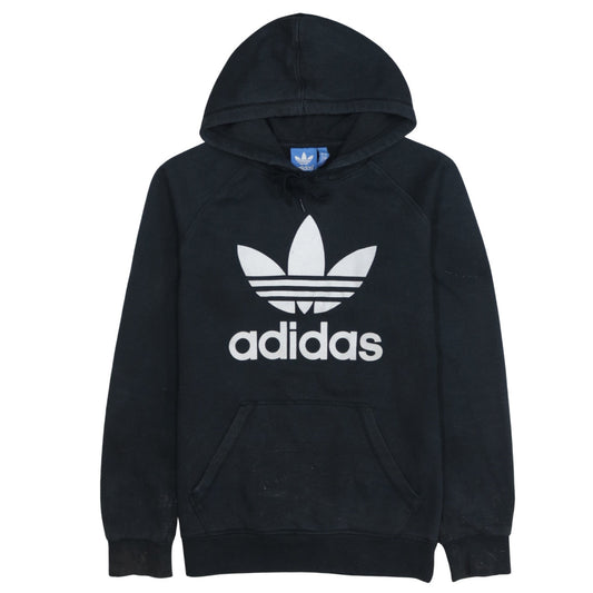 Mens UK Size S adidas Black Pullover Hoodie