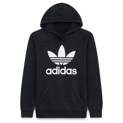 Mens UK Size S adidas Black Pullover Hoodie