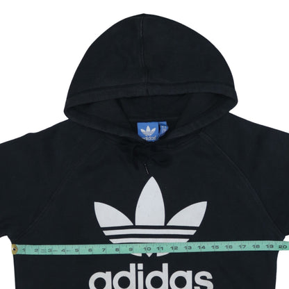 Mens UK Size S adidas Black Pullover Hoodie