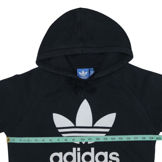 Mens UK Size S adidas Black Pullover Hoodie
