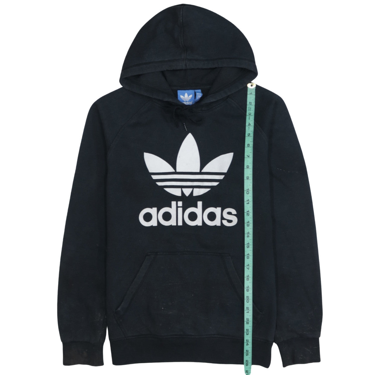 Mens UK Size S adidas Black Pullover Hoodie