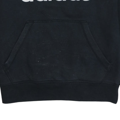 Mens UK Size S adidas Black Pullover Hoodie