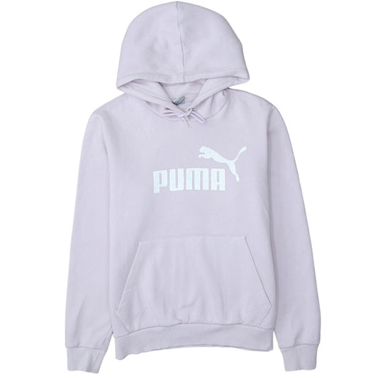 Womens UK Size L PUMA Purple Pullover Hoodie