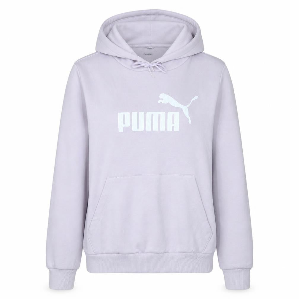 Womens UK Size L PUMA Purple Pullover Hoodie